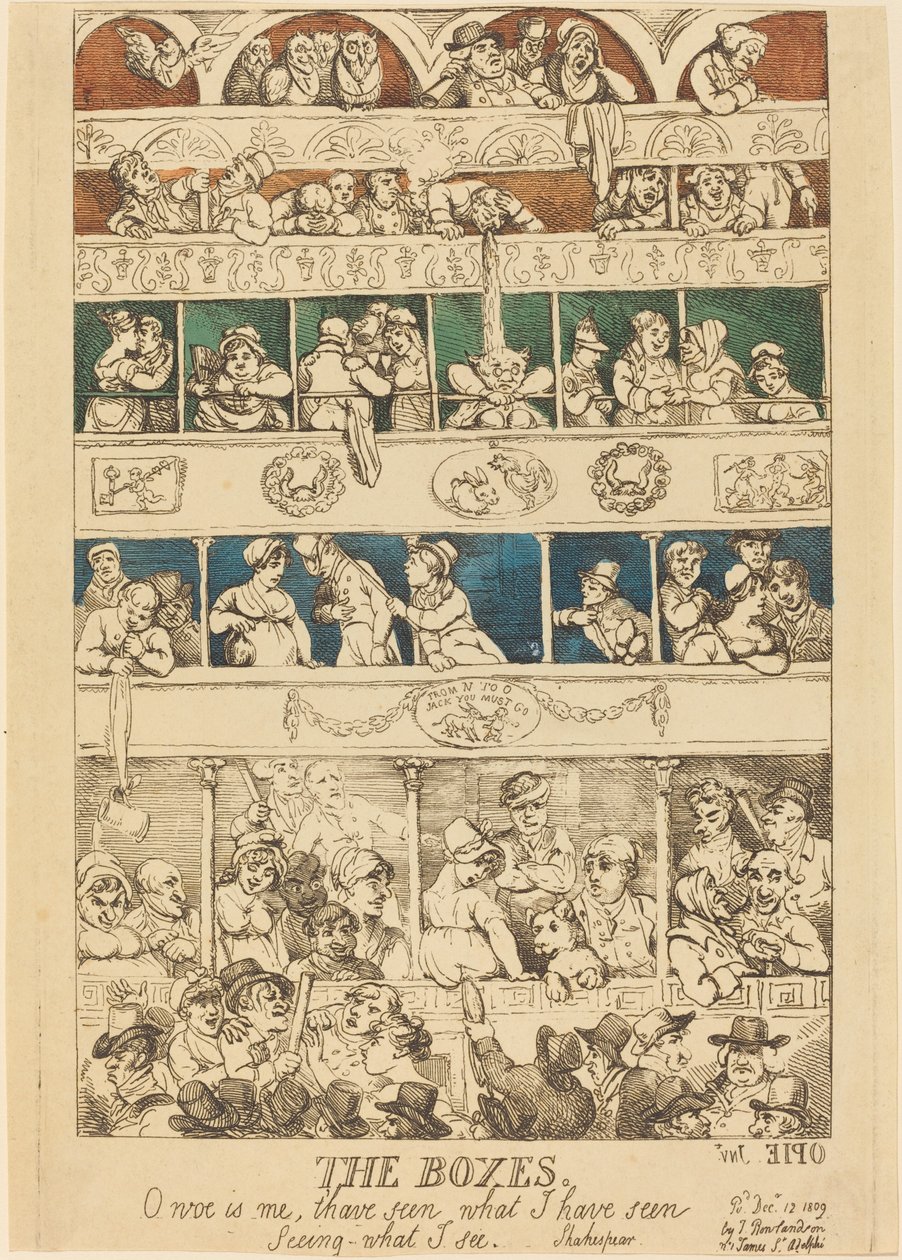 Lådorna av Thomas Rowlandson