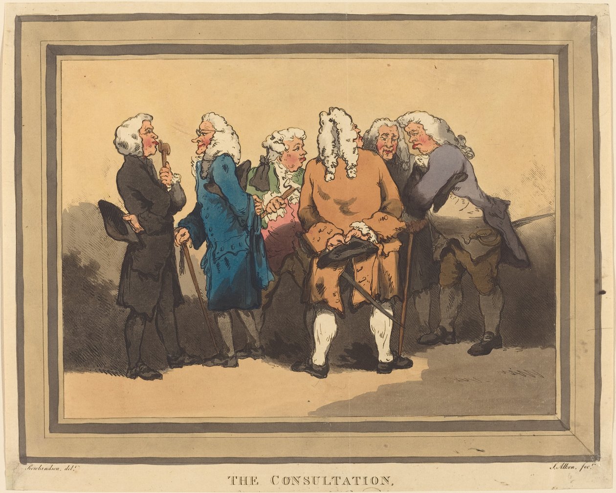 Konsultationen av Thomas Rowlandson