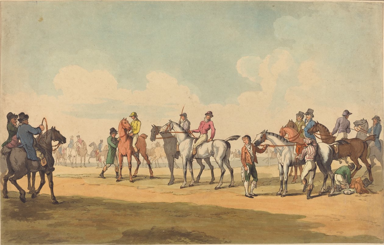 Kursen, troligen 1789. av Thomas Rowlandson