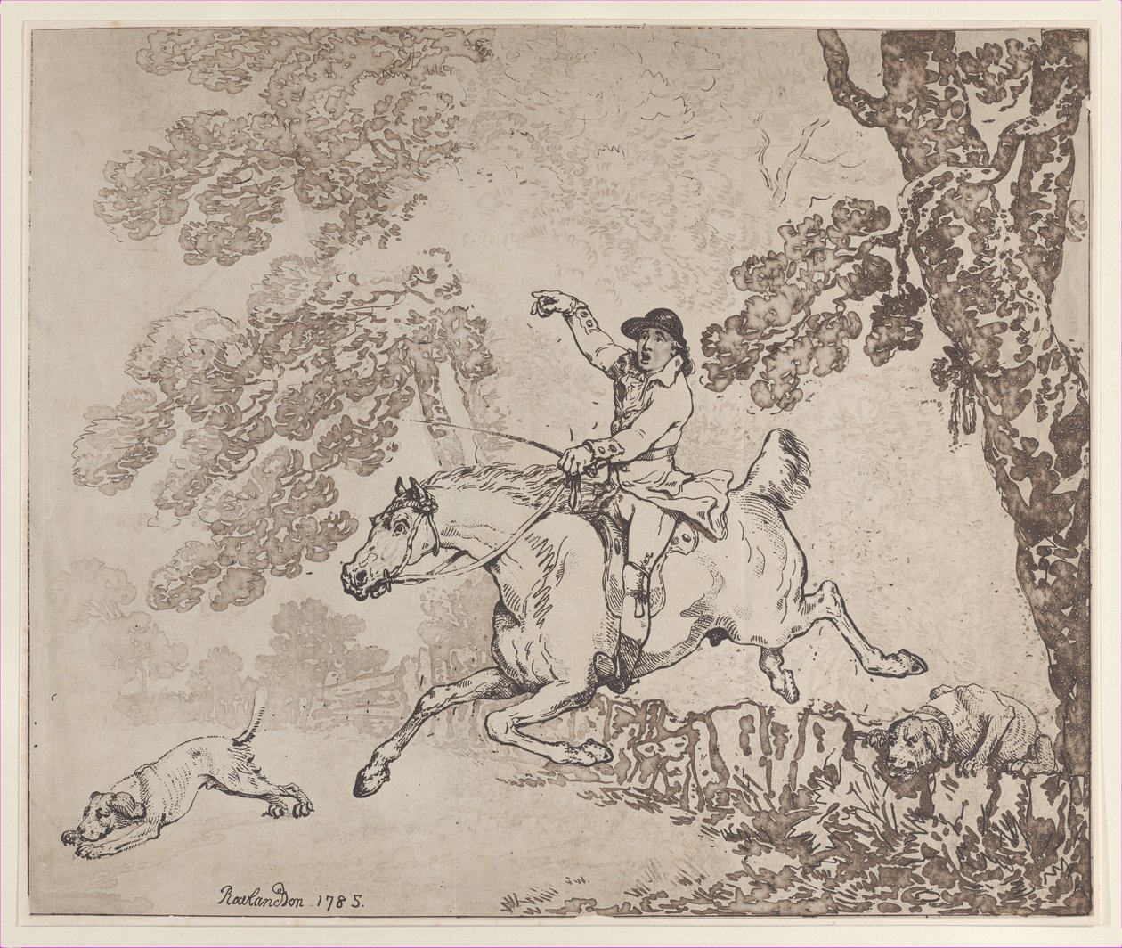Jägaren, 1785, 1785. av Thomas Rowlandson