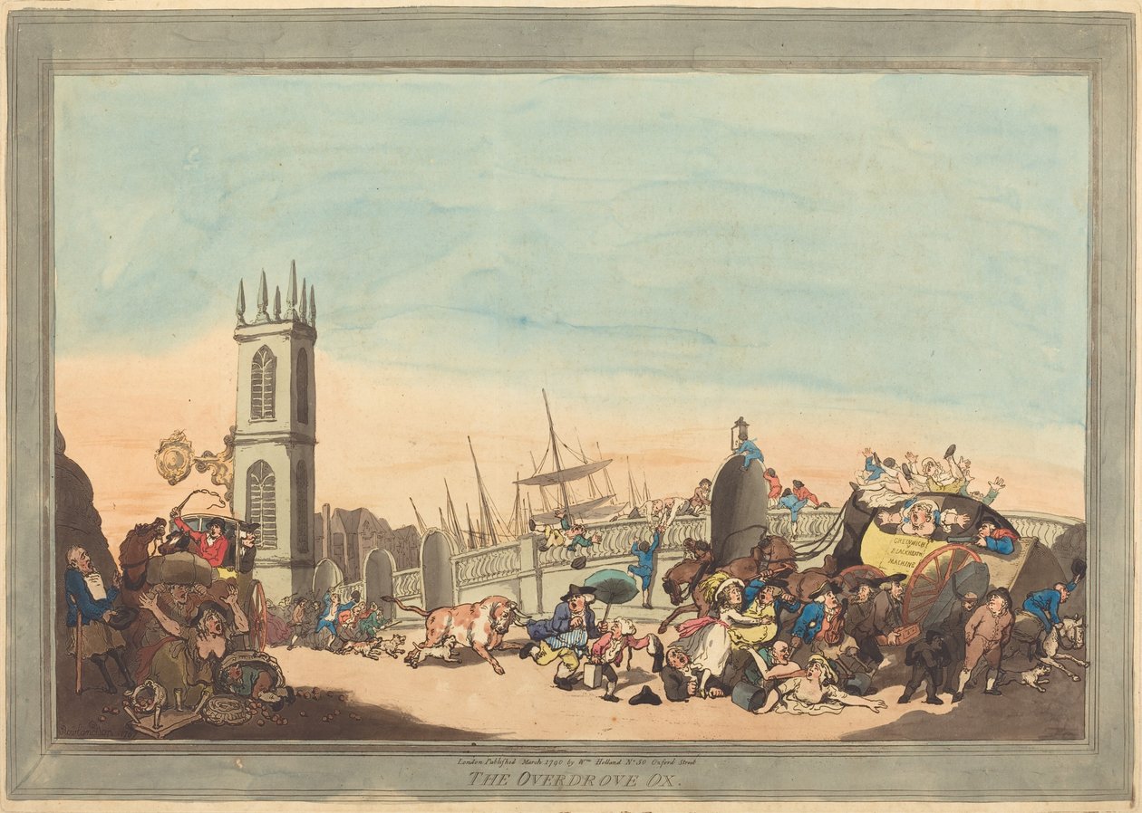 Den överdrivna oxen av Thomas Rowlandson