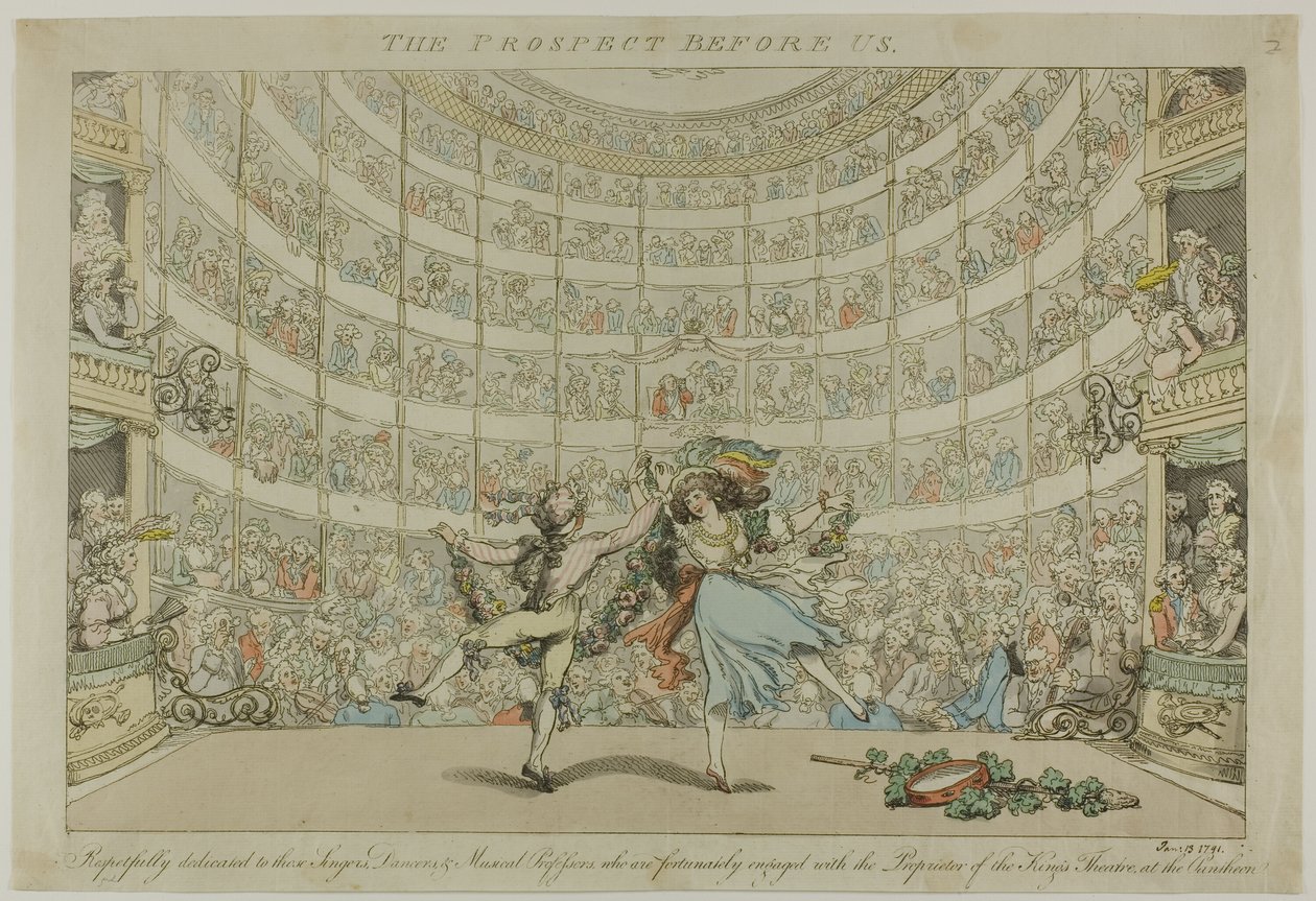 Utsikten framför oss av Thomas Rowlandson