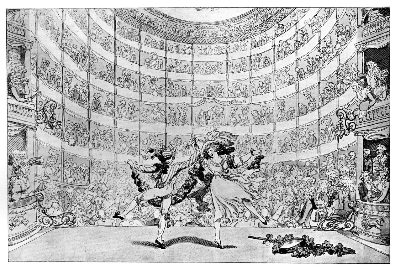 Utsikten framför oss, 1791. av Thomas Rowlandson