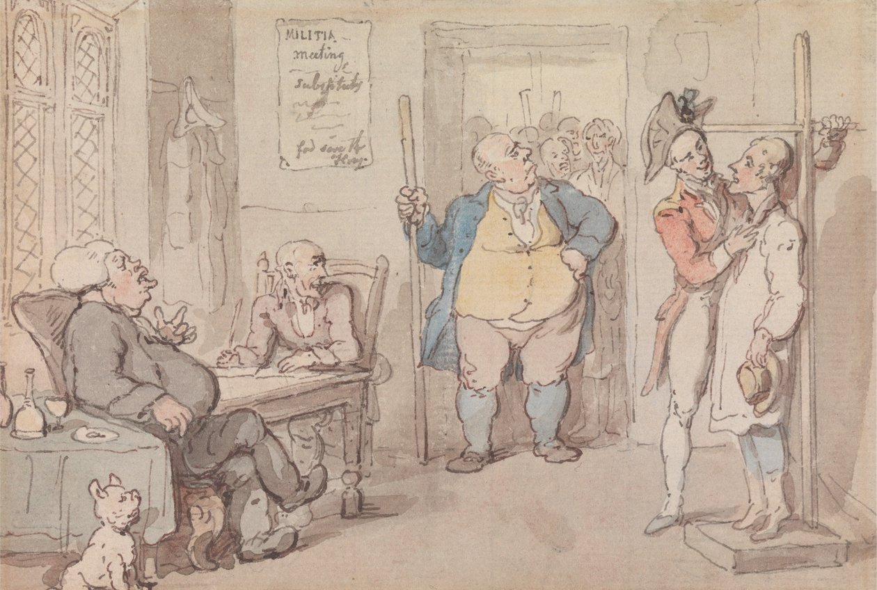 Rekryteringsansvarig av Thomas Rowlandson