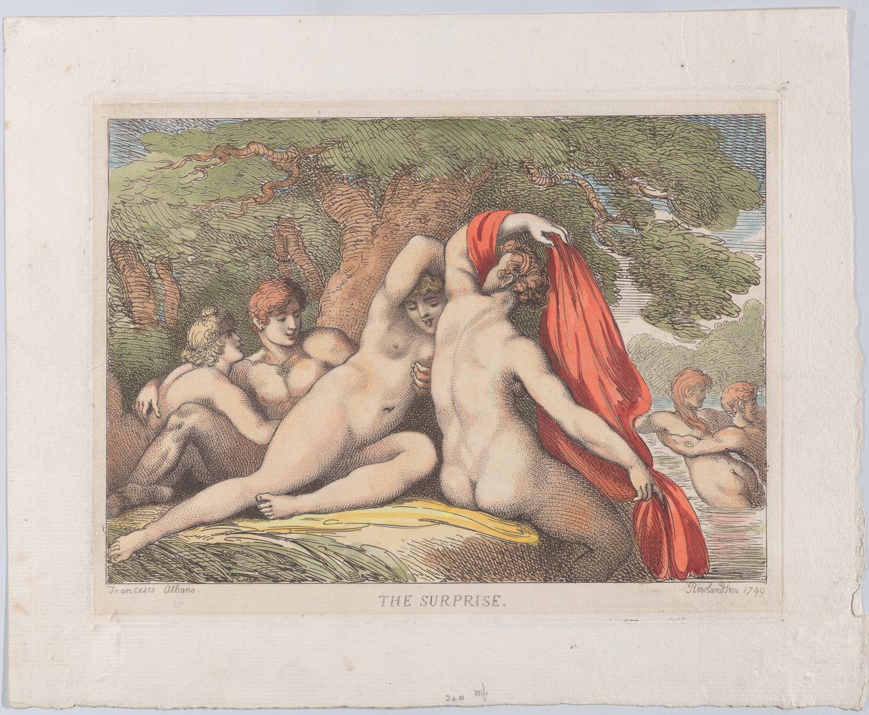 Överraskningen, 1799, 1799. av Thomas Rowlandson