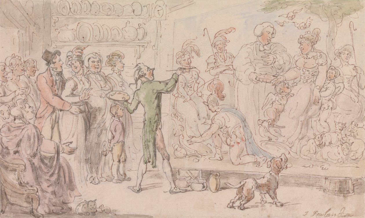 The Vicar of Wakefield: The Family Picture av Thomas Rowlandson