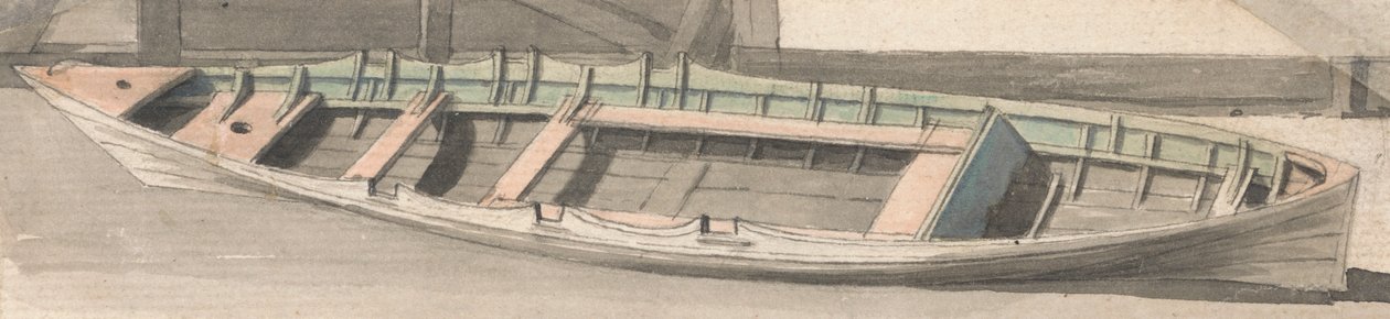 En roddbåt av Thomas Sandby