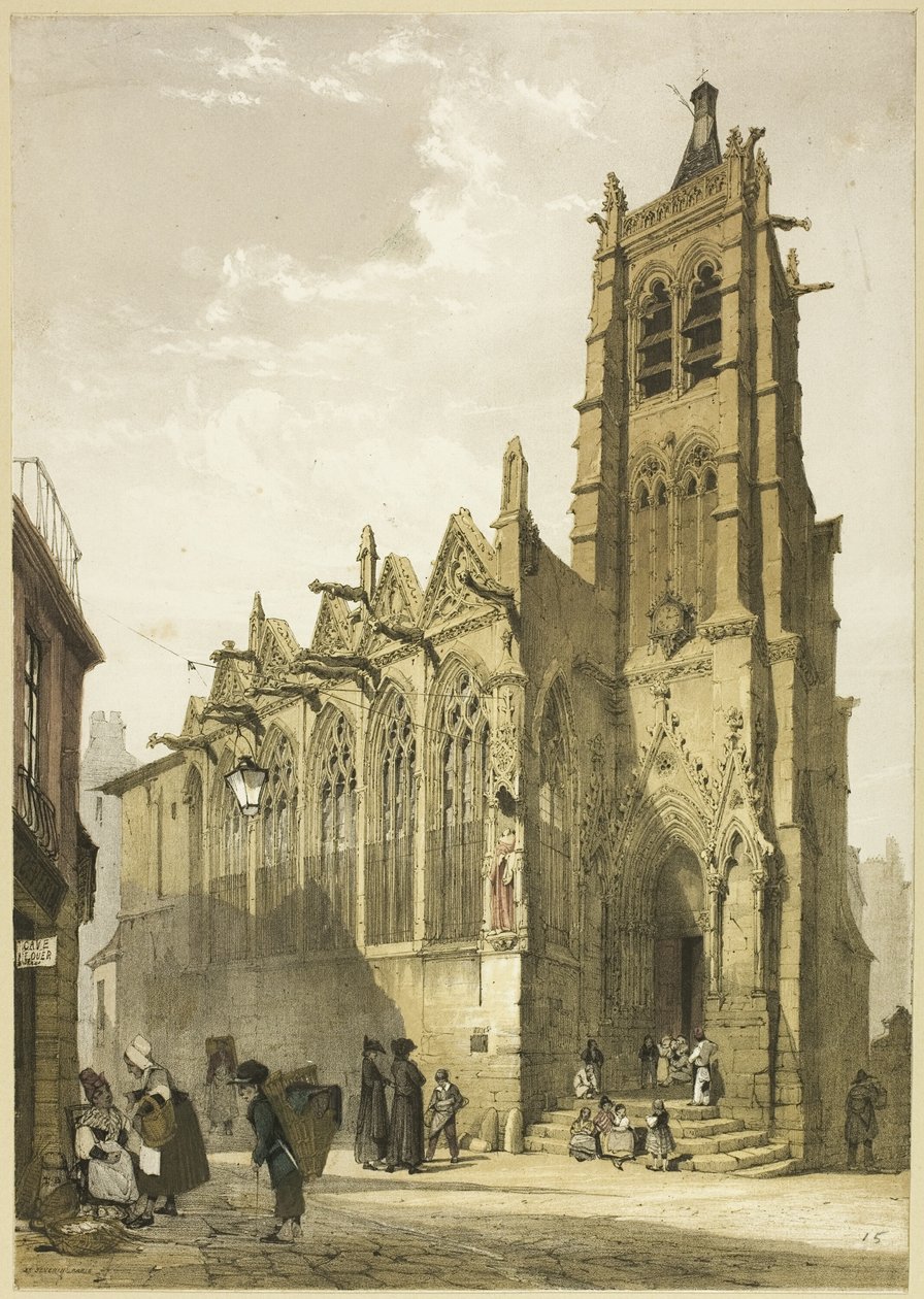 Kyrkan St. Severin, Paris av Thomas Shotter Boys