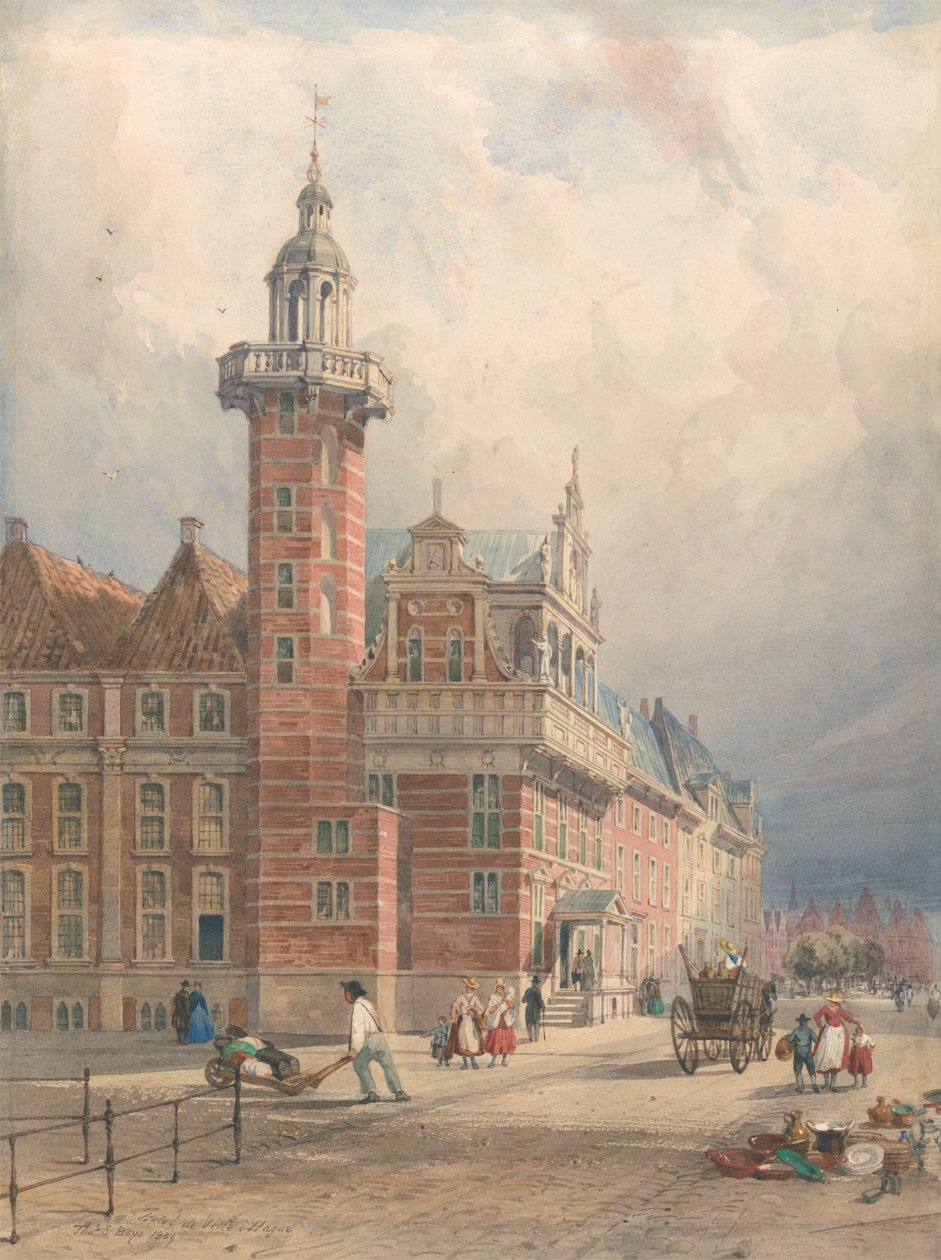 Hotel de Ville, Haag av Thomas Shotter Boys
