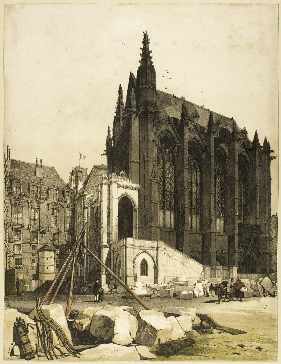Sainte Chapelle, Paris av Thomas Shotter Boys