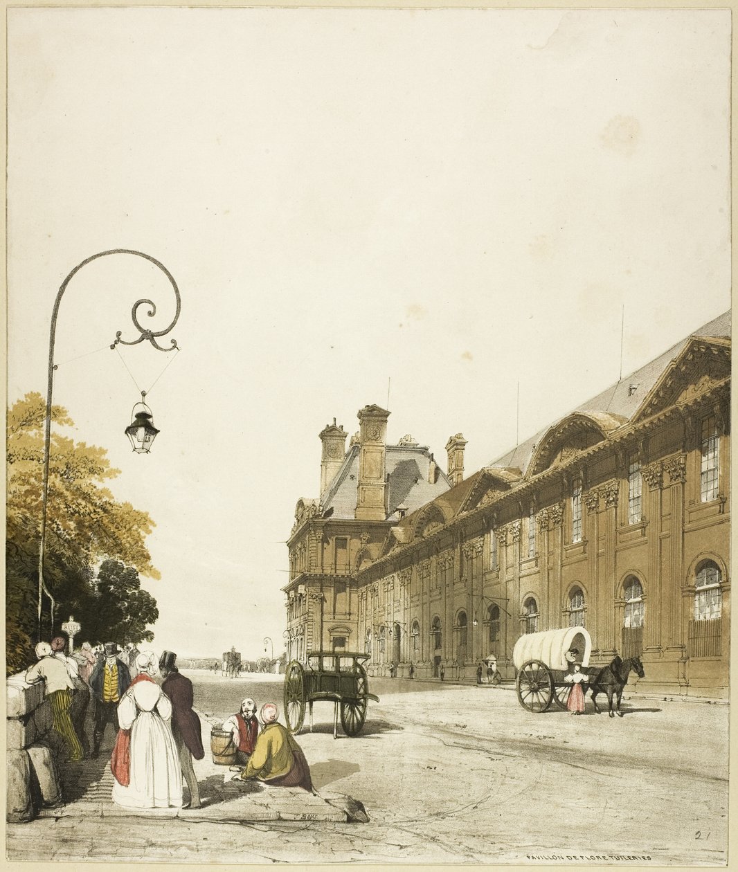 Pavilion of Flora, Tuilerierna av Thomas Shotter Boys