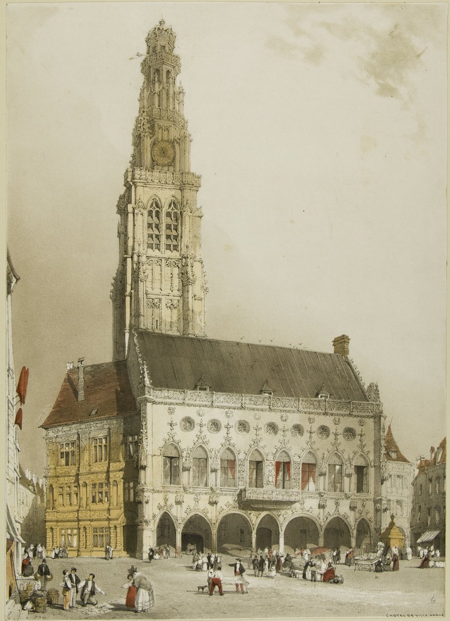 Södra verandan i Chartres katedral av Thomas Shotter Boys