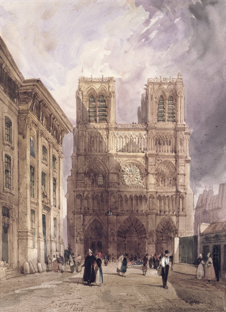 Notre Dame-katedralen, Paris av Thomas Shotter Boys