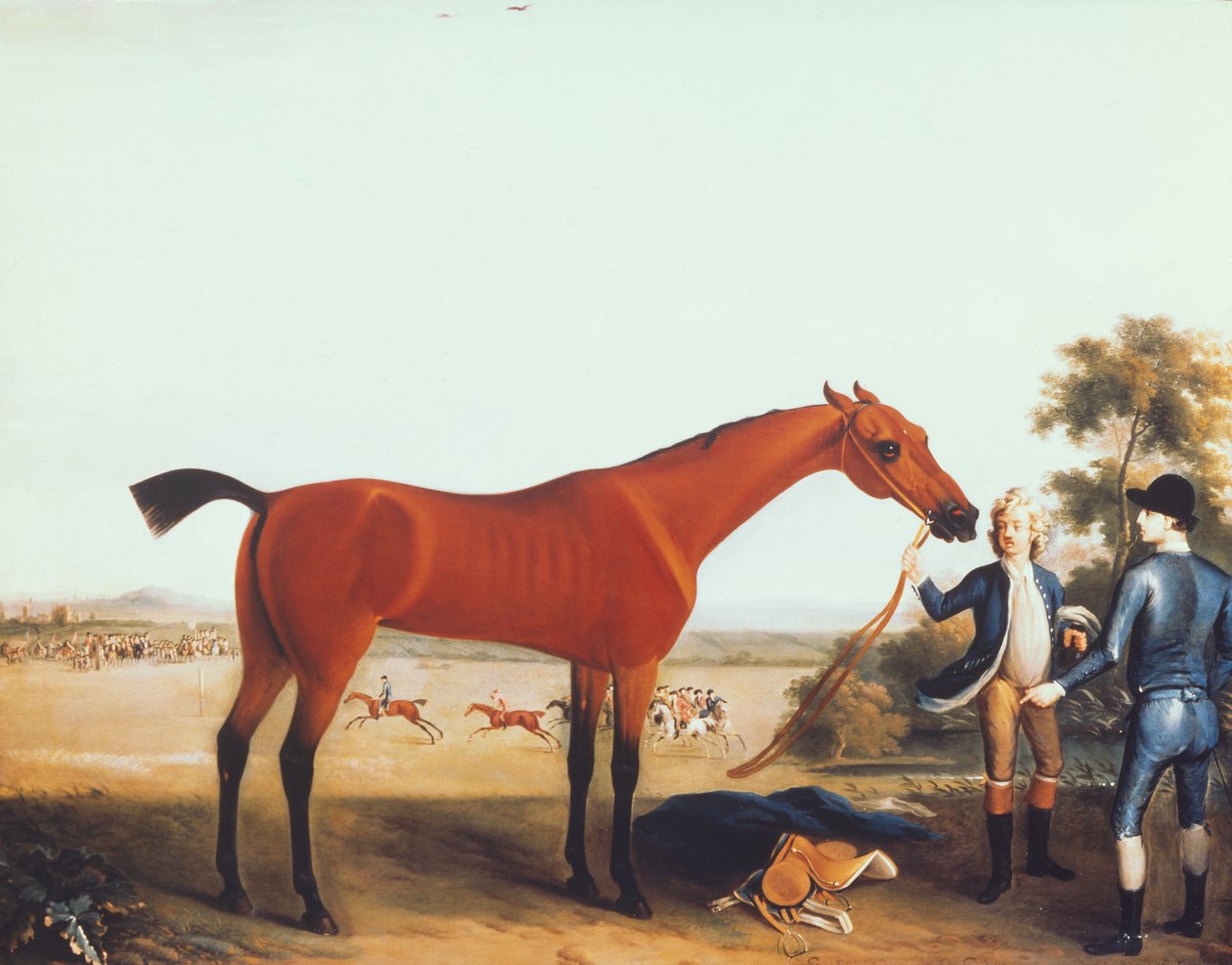Hertigen av Devonshires kapplöpningshäst "Childers" av Thomas Spencer