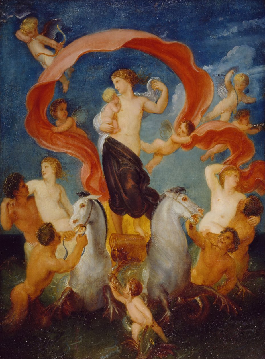 Amfitrit, 1775-1830. av Thomas Stothard