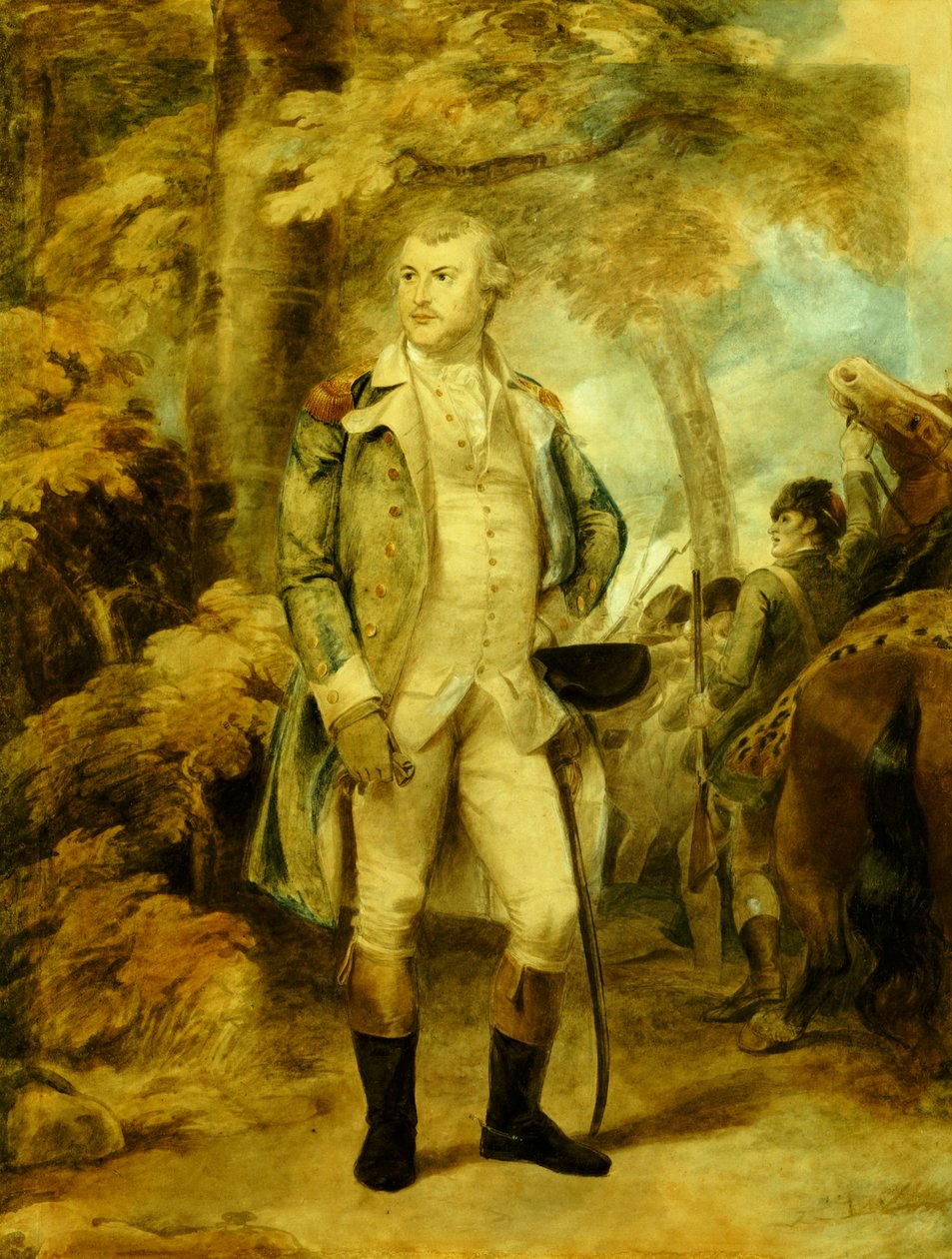 General George Washington av Thomas Stothard