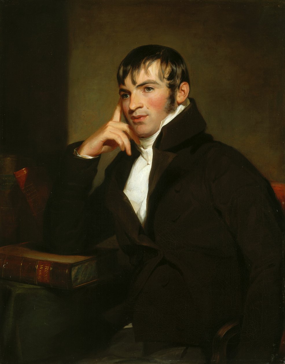 Dr. A.S. Joseph Clapp, 1814. . av Thomas Sully