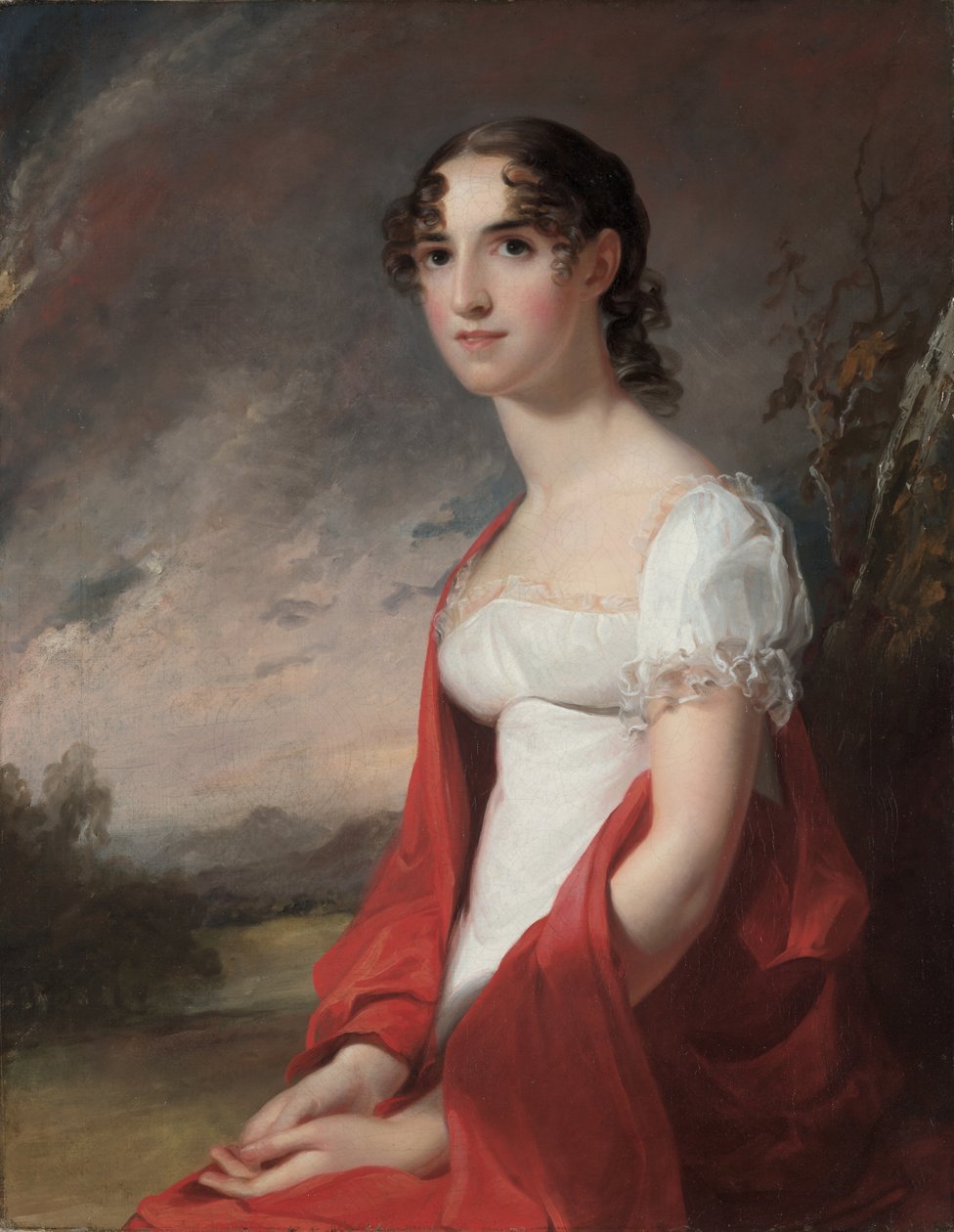Porträtt av Mary Sicard David av Thomas Sully