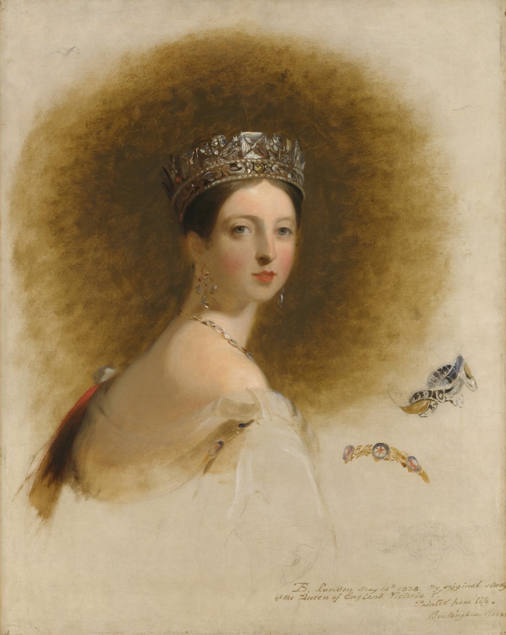 Porträtt av drottning Victoria av Thomas Sully