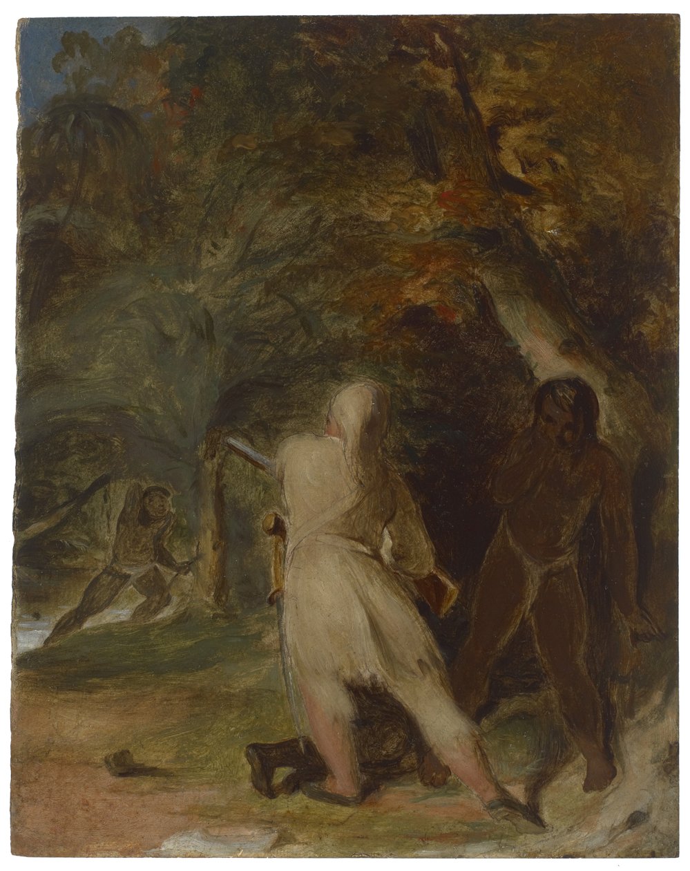 Saving the Life of Friday, c.1856 av Thomas Sully
