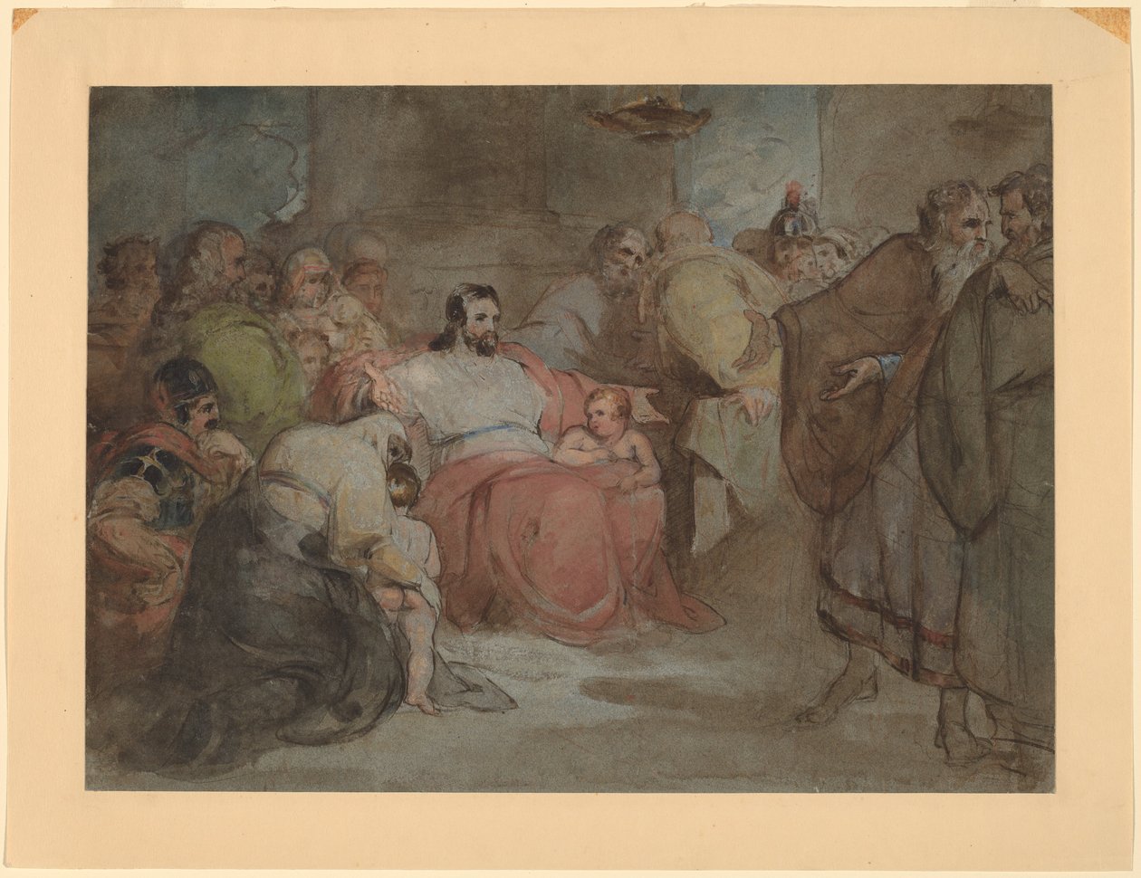 Lida de små barnen av Thomas Sully