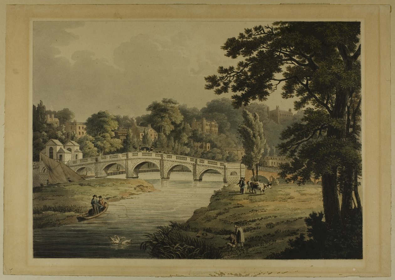 Utsikt över Richmond från bron av Thomas Sutherland