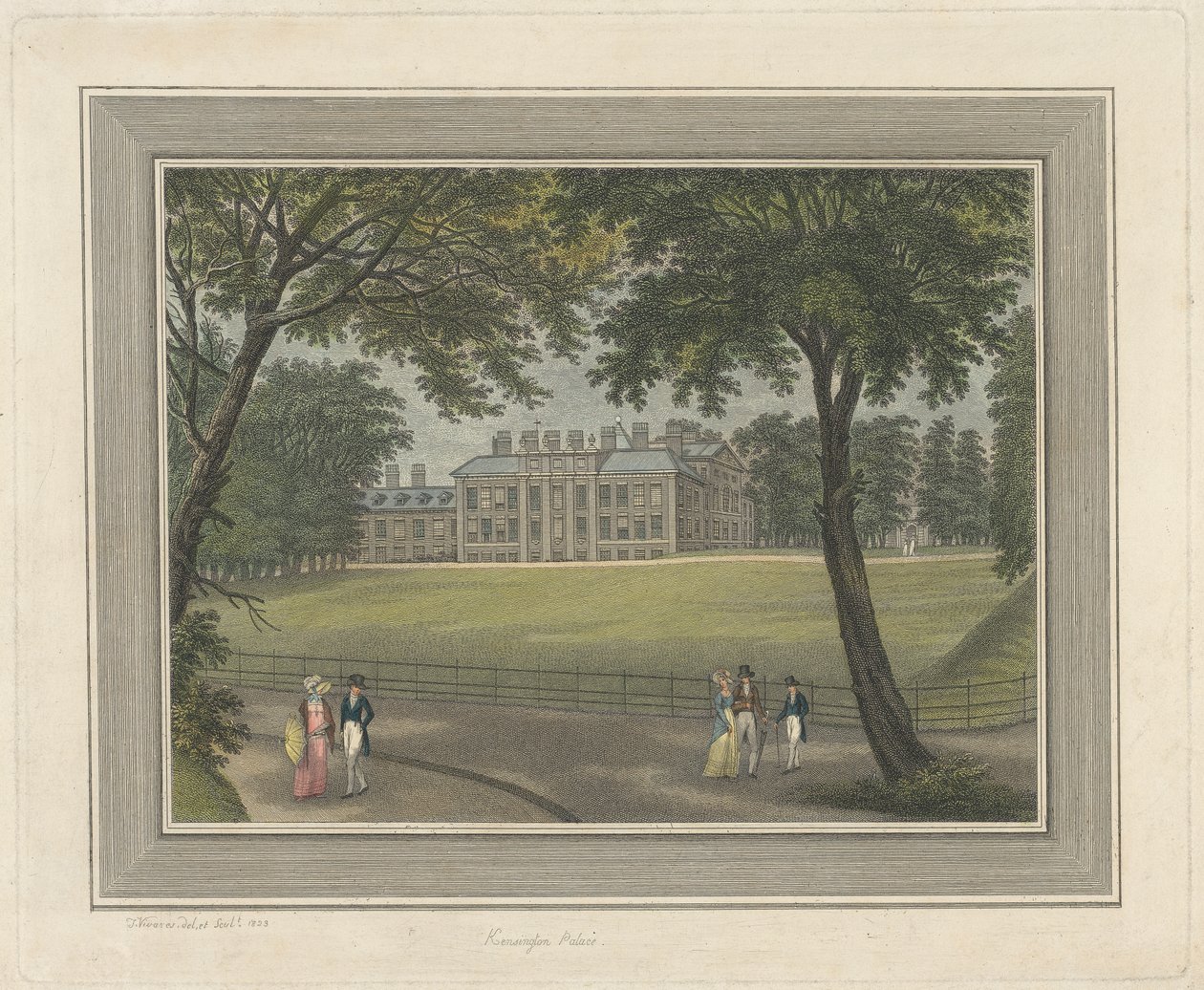 Kensington Palace av Thomas Vivares