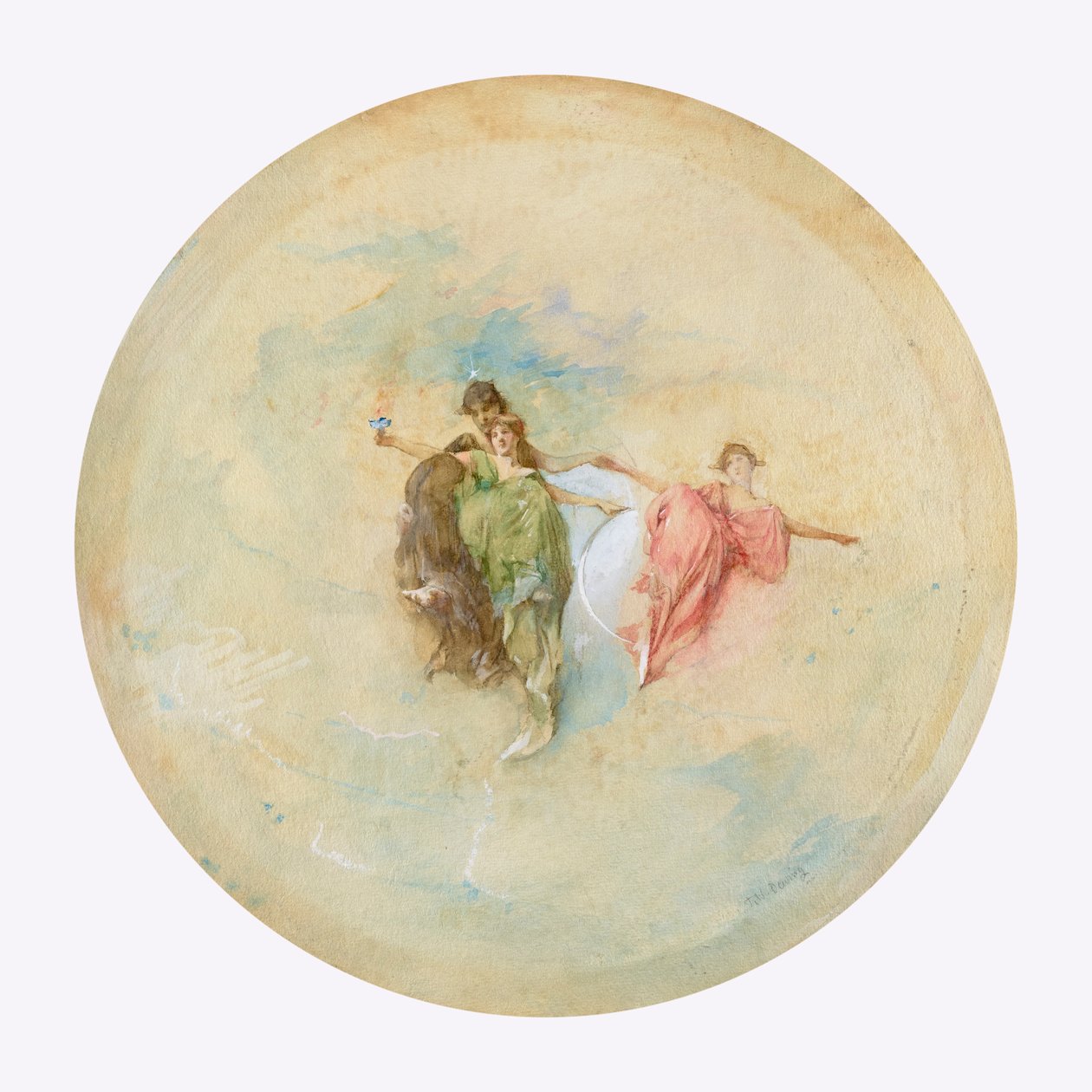 Gryning, 1892. av Thomas Wilmer Dewing