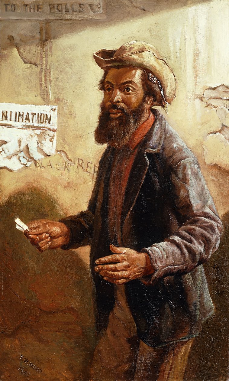 Hans första röst, 1868, 1868 av Thomas Waterman Wood