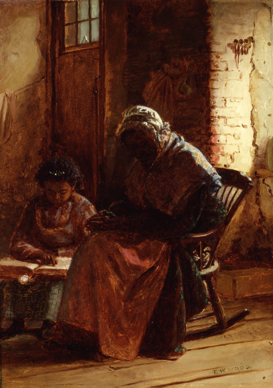Söndag morgon, ca. 1877. av Thomas Waterman Wood