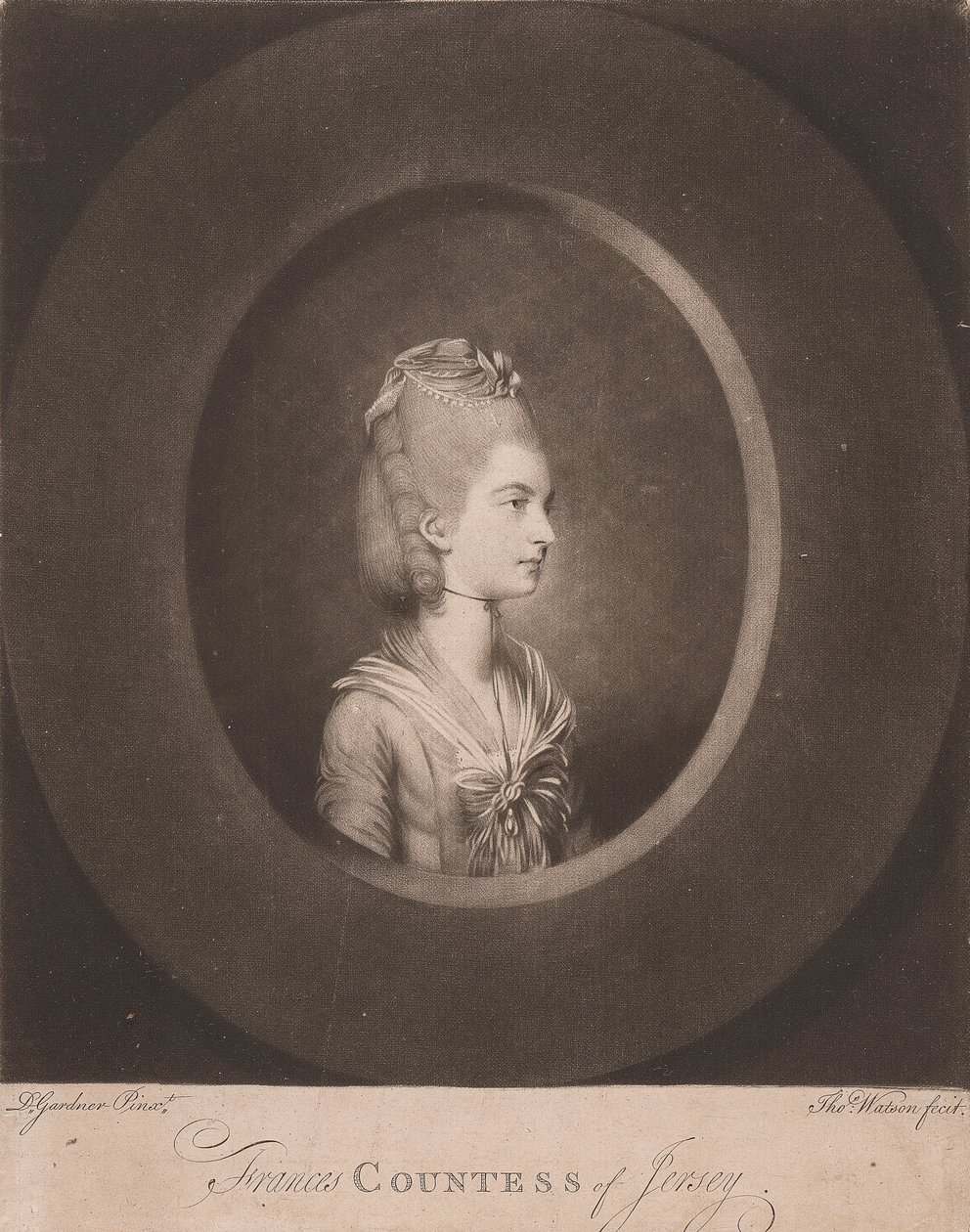 Frances grevinna av Jersey av Thomas Watson
