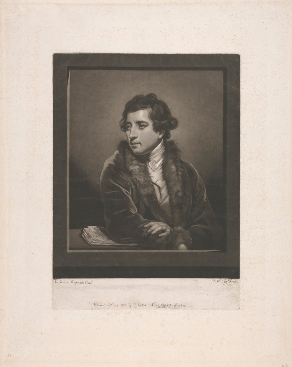 Francis Bartolozzi, R.A. av Thomas Watson