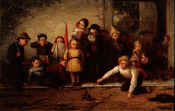Volontärer på artilleriövningen av Thomas Webster