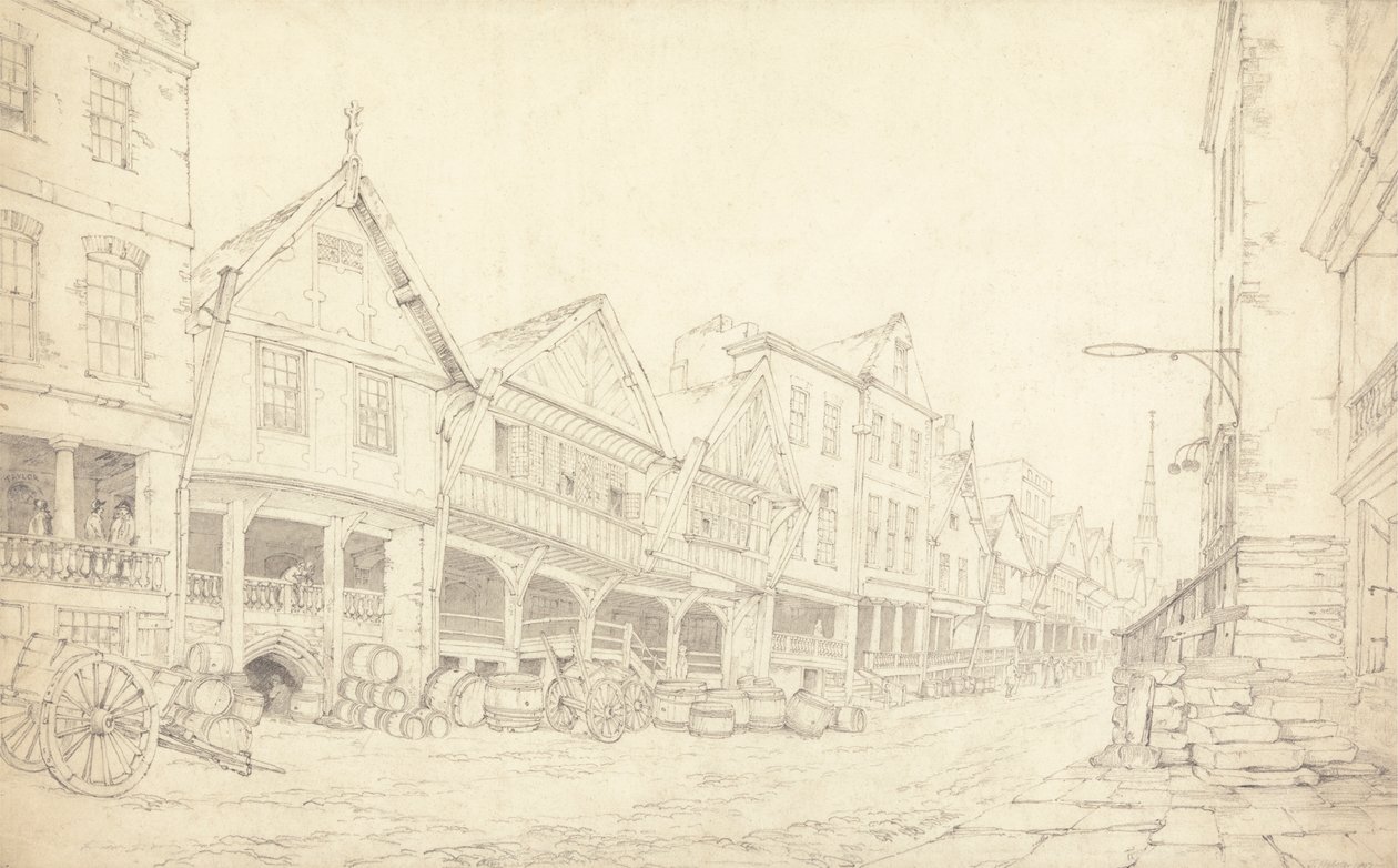 Watergate Street, Chester av Thomas Webster