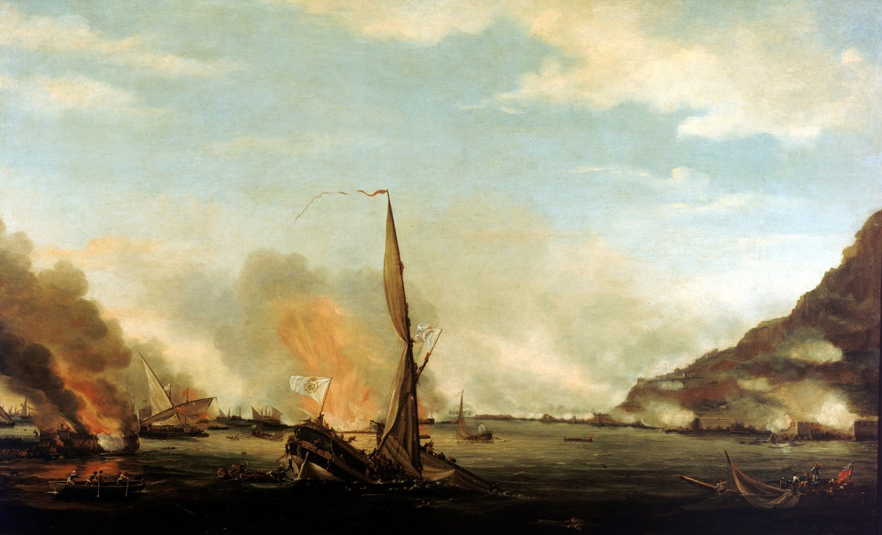 Amerikanska frihetskriget av Thomas Whitcombe