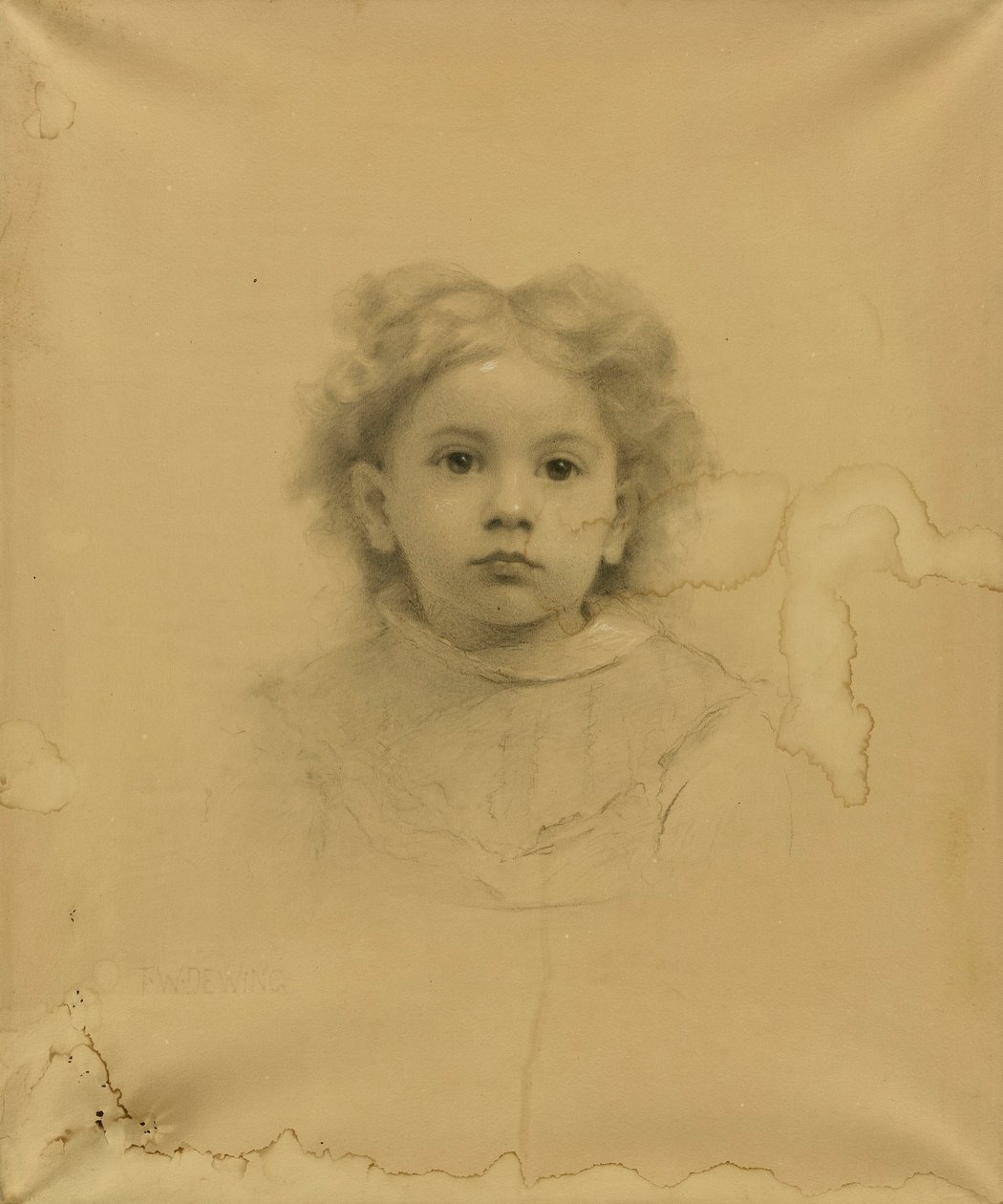Porträtt av Ethel D. Puffer av Thomas Wilmer Dewing
