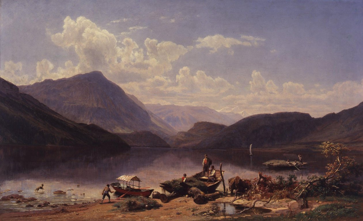 Landskap nära Rom av Thomas Worthington Whittredge