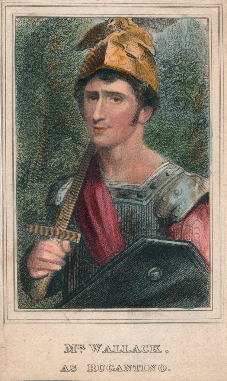 Mr Wallack, som Rugantino, c1820. av Thomas Wright