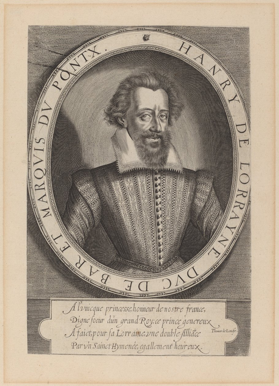 Henri, hertig av Bar av Thomas de Leu