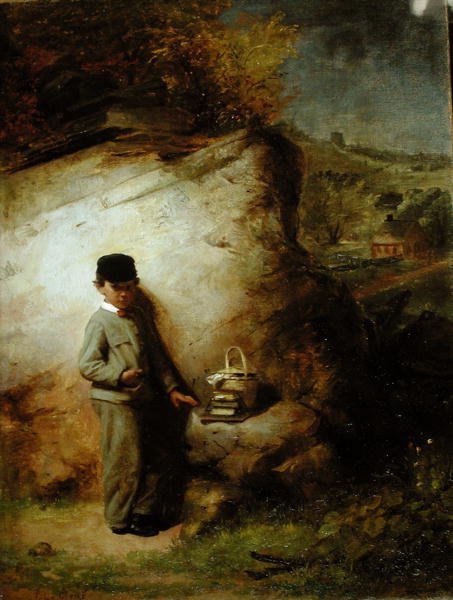 The Truant (olja på duk) av Thomas Le Clear