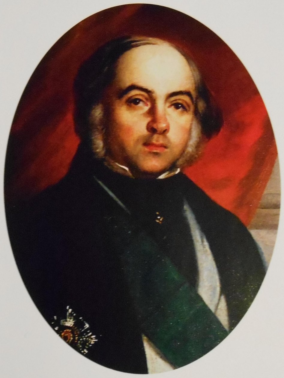 Porträtt av James Bruce, Lord Elgin av Théophile Hamel