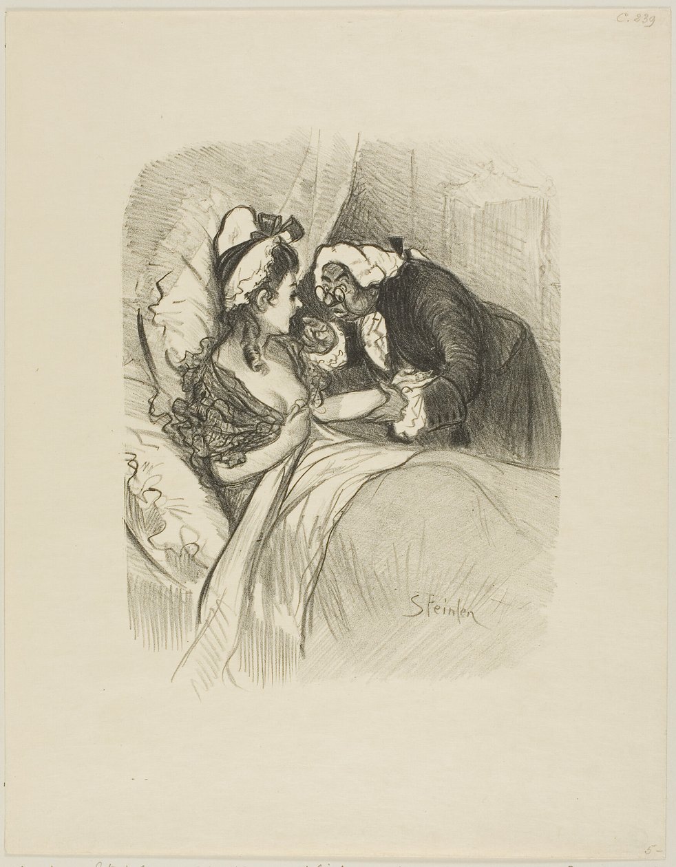 Dame Jacinthe av Théophile Alexandre Pierre Steinlen