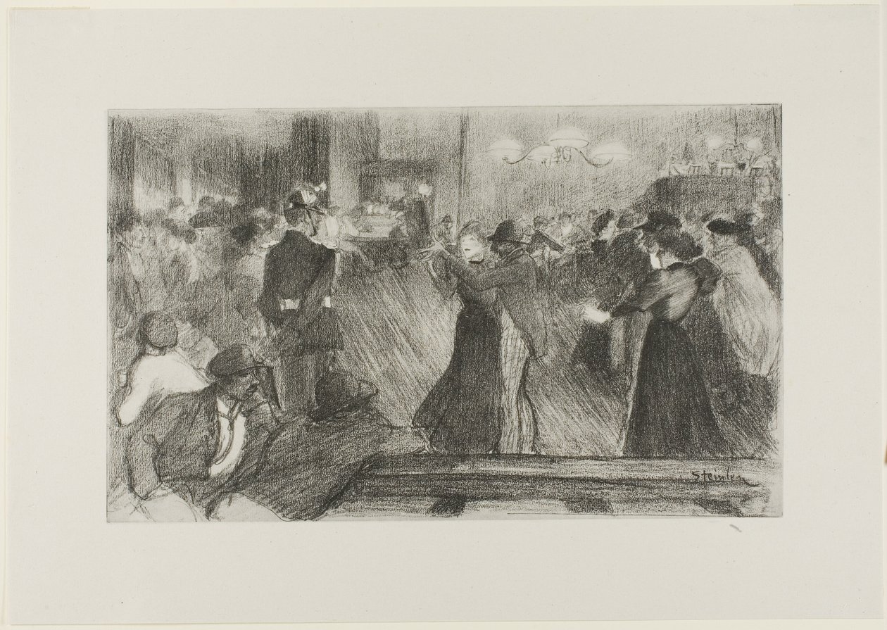 Danssal av Théophile Alexandre Pierre Steinlen