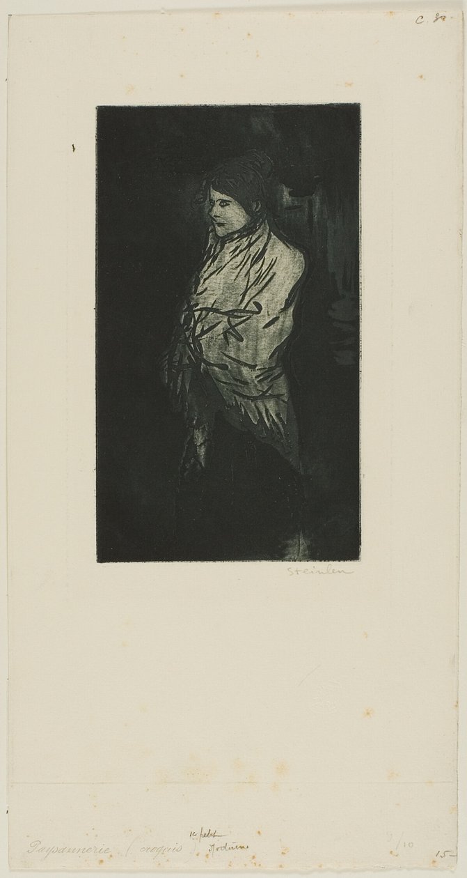 Första lilla nattstycket av Théophile Alexandre Pierre Steinlen