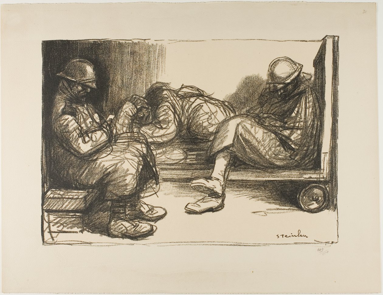 I grottan av Théophile Alexandre Pierre Steinlen