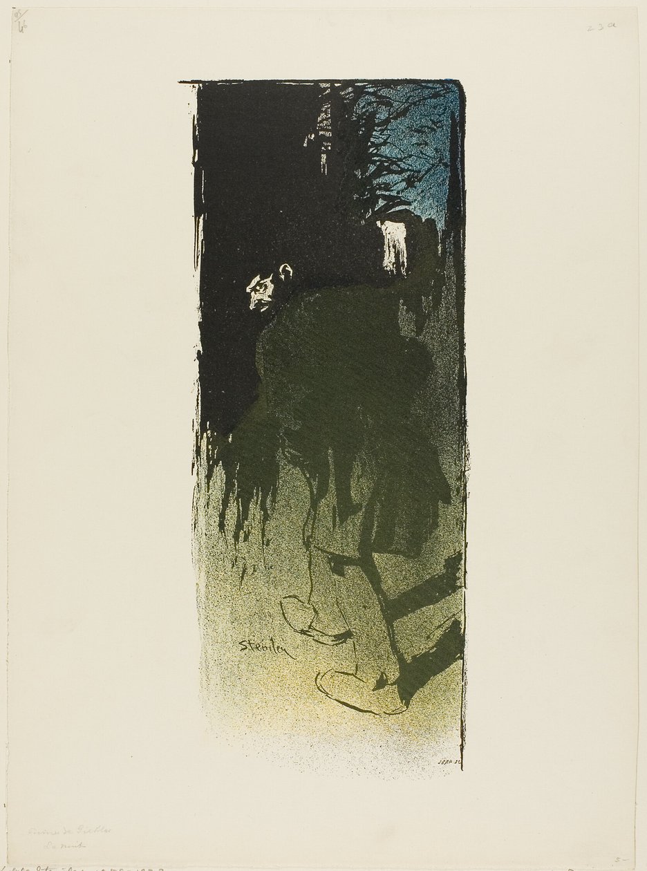Natten av Théophile Alexandre Pierre Steinlen