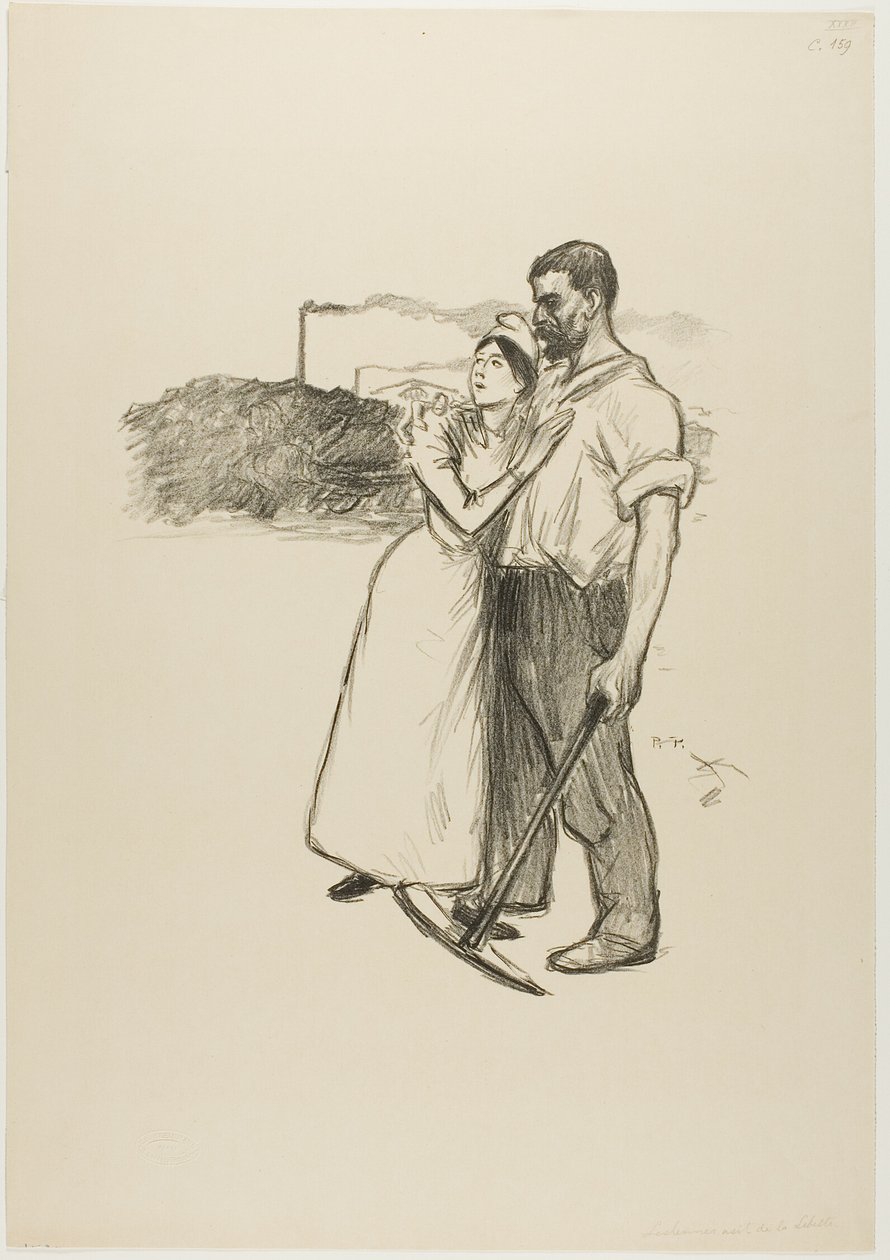 Frihetens sista tillflyktsort av Théophile Alexandre Pierre Steinlen