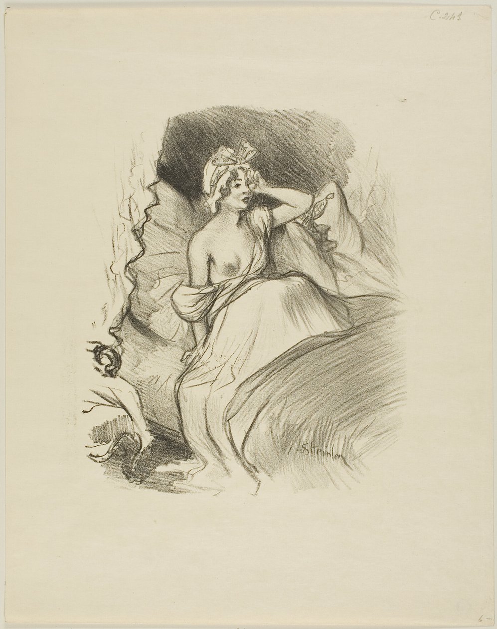 Liten rosett av Théophile Alexandre Pierre Steinlen
