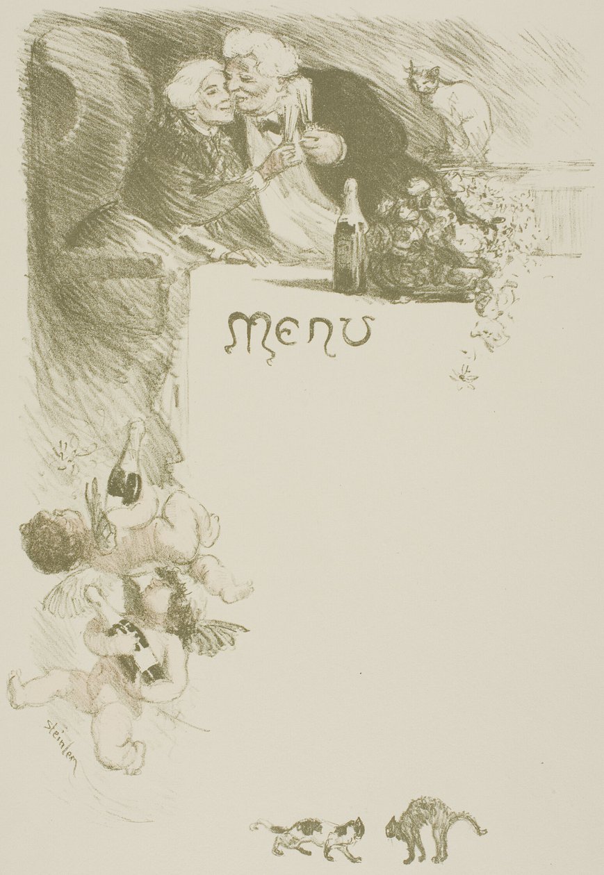 Meny Henriot av Théophile Alexandre Pierre Steinlen
