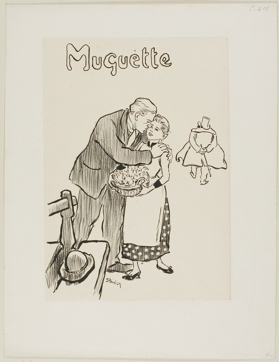 Muguette av Théophile Alexandre Pierre Steinlen
